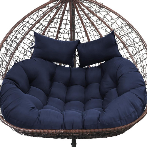 Double hanging egg chair - hanging,