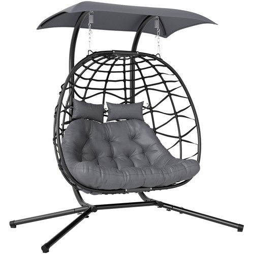 Outsunny rattan double - rattan, hanging