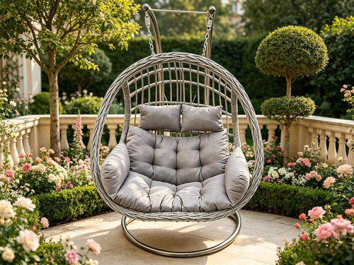 Hanging egg chair - egg,