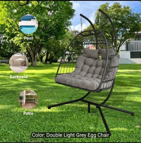 Foldable double patio egg - double,