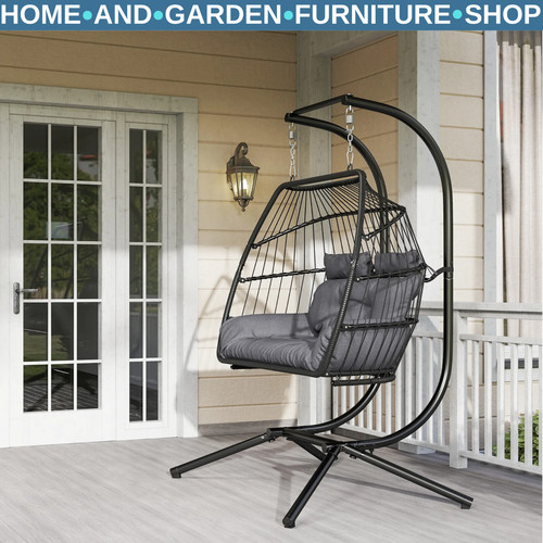 Double hanging chair wicker - hanging,