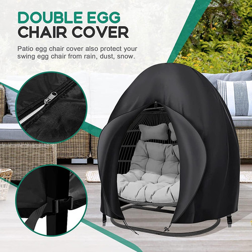 Double egg chair cover - double,