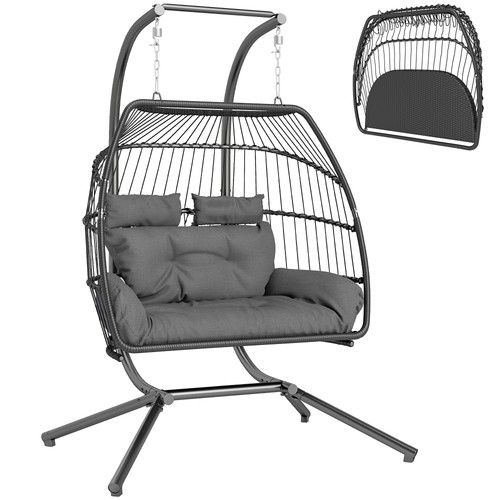 Outsunny rattan double hanging - outsunny,
