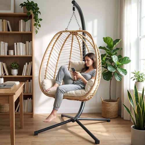 Hanging egg chair - hanging,