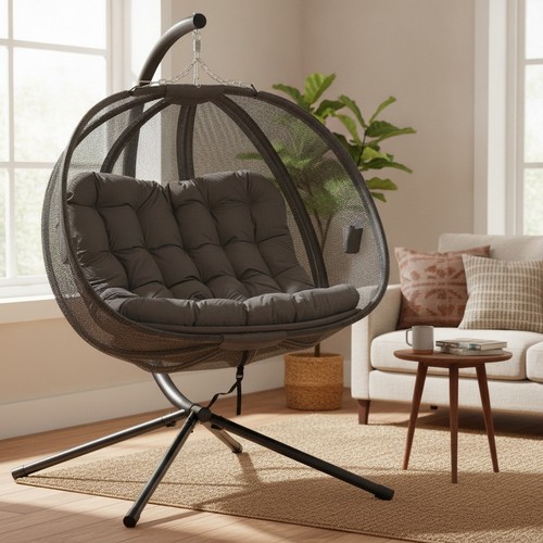 Double hanging egg chair - double,